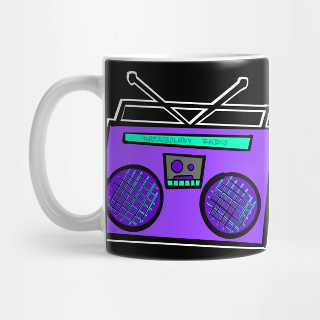 Purple Boombox by That5280Lady